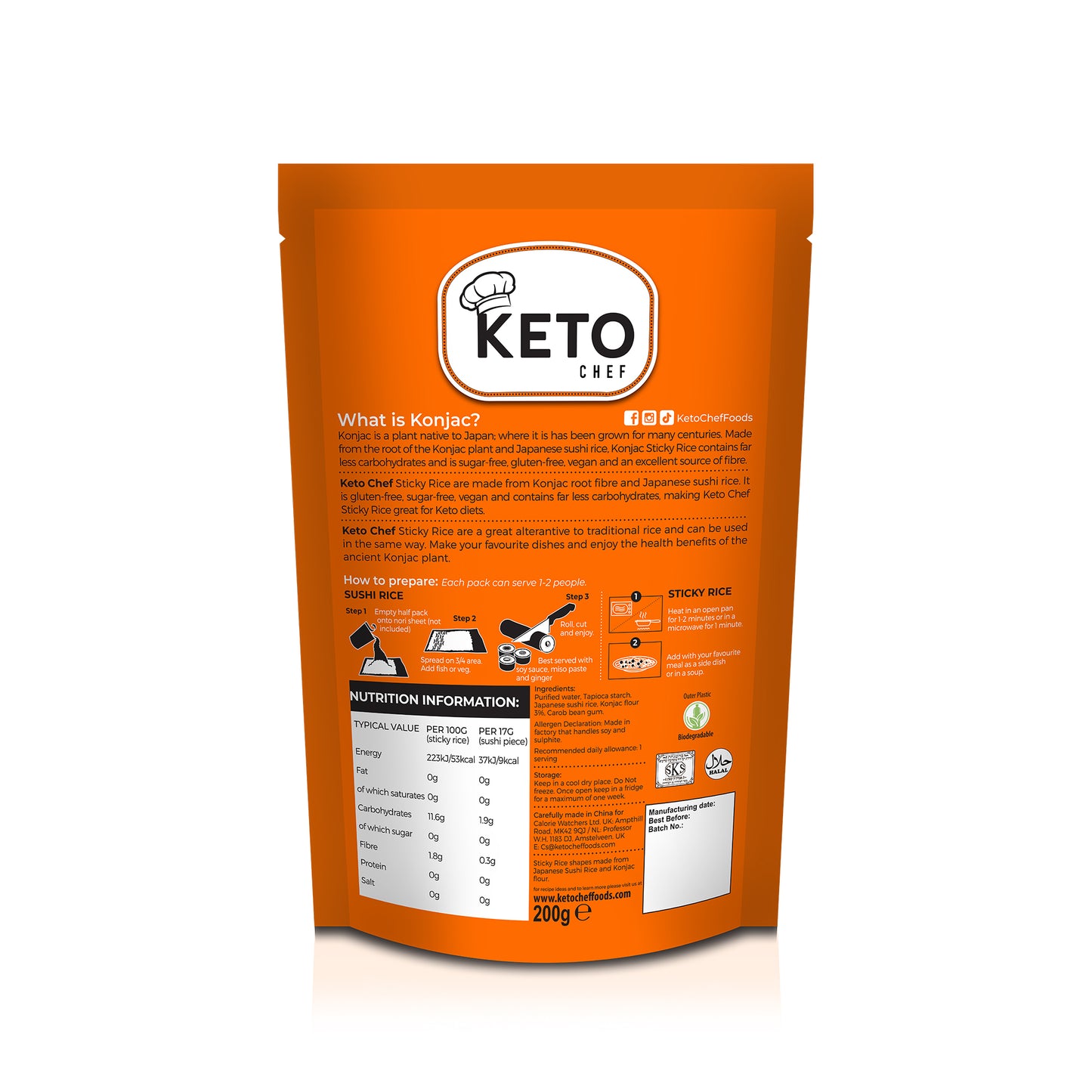 Keto Chef Sticky Rice