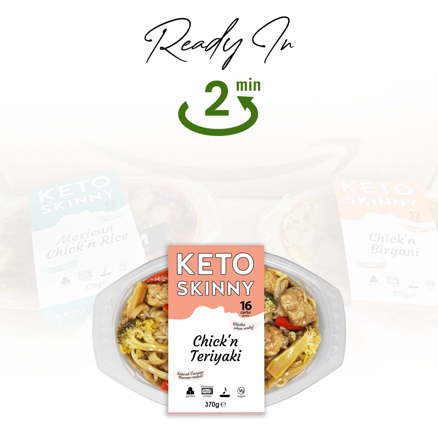 Keto Skinny Chick'n Teriyaki