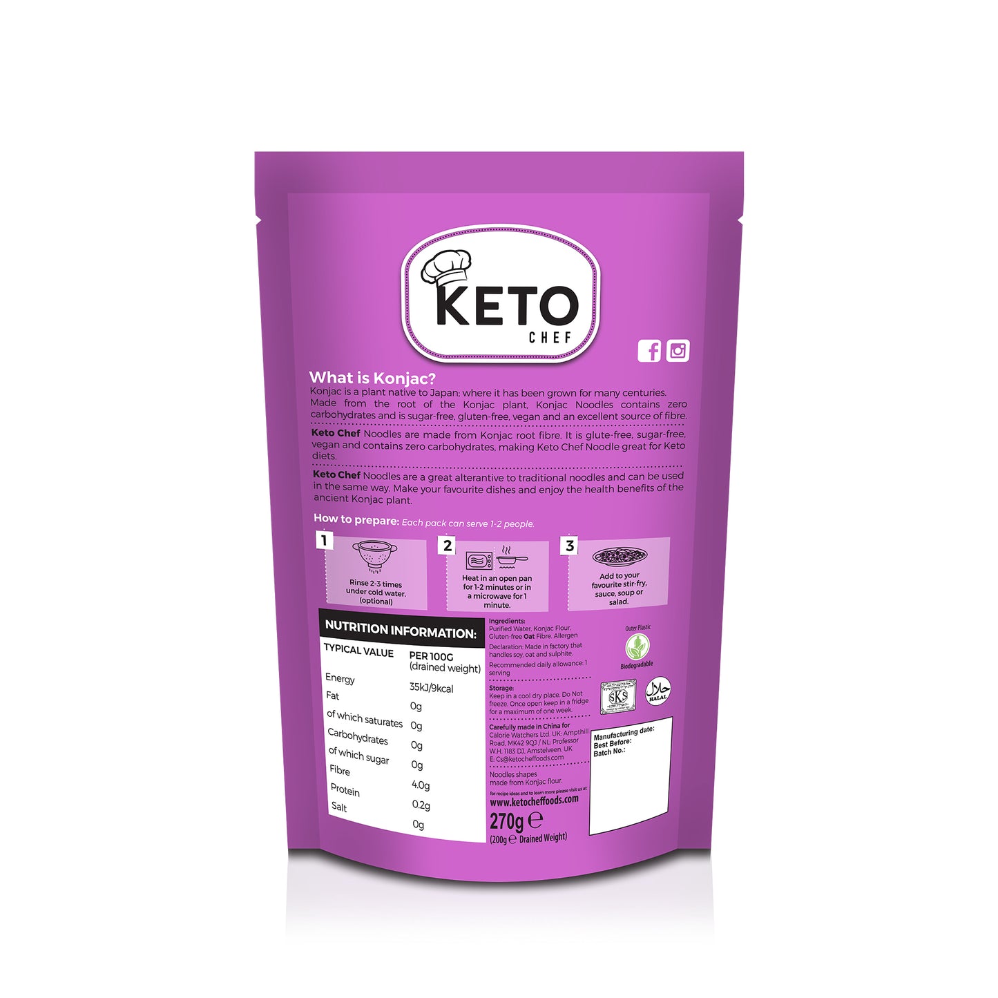 Keto Chef Noodles