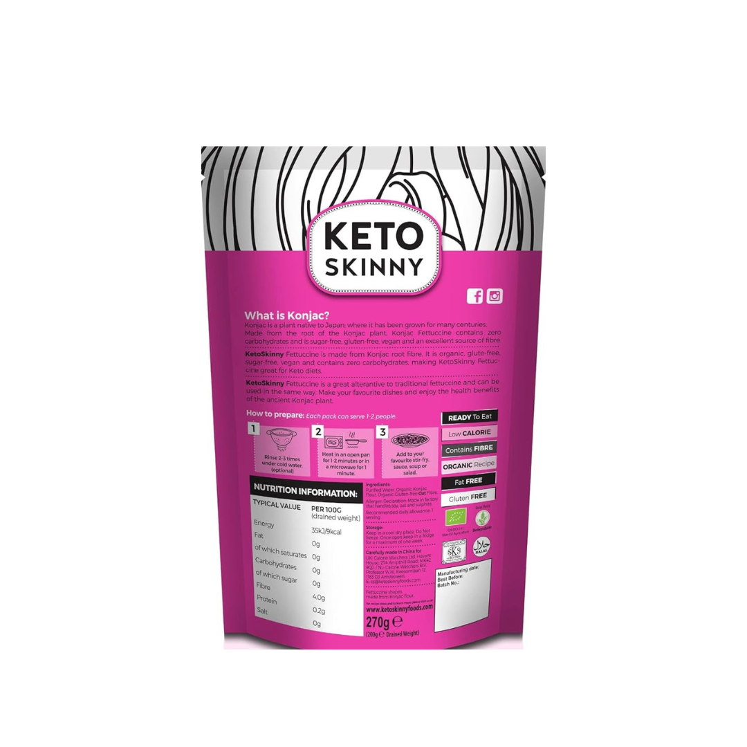 Keto Skinny Fettuccine Pasta