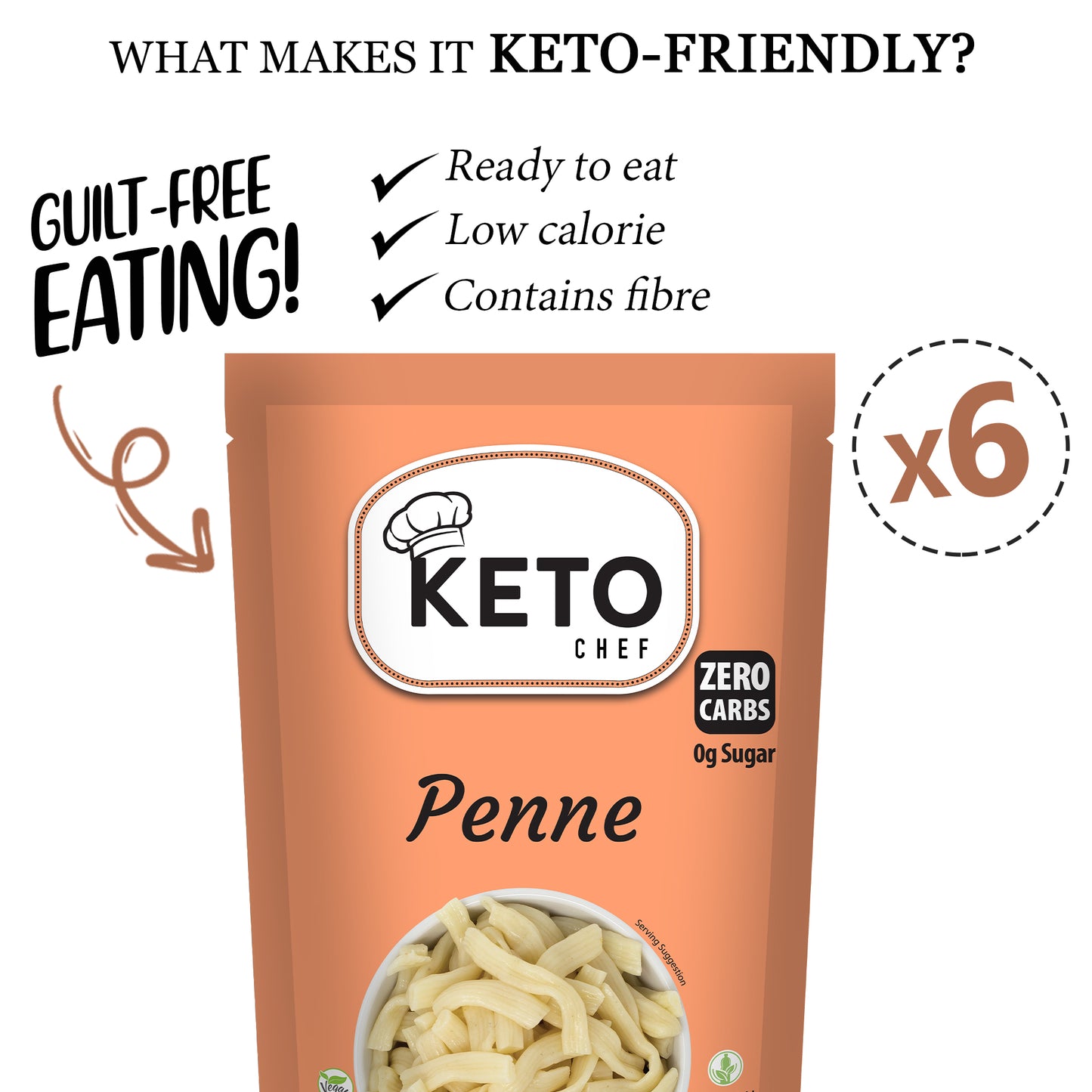 Keto Chef Penne Pasta