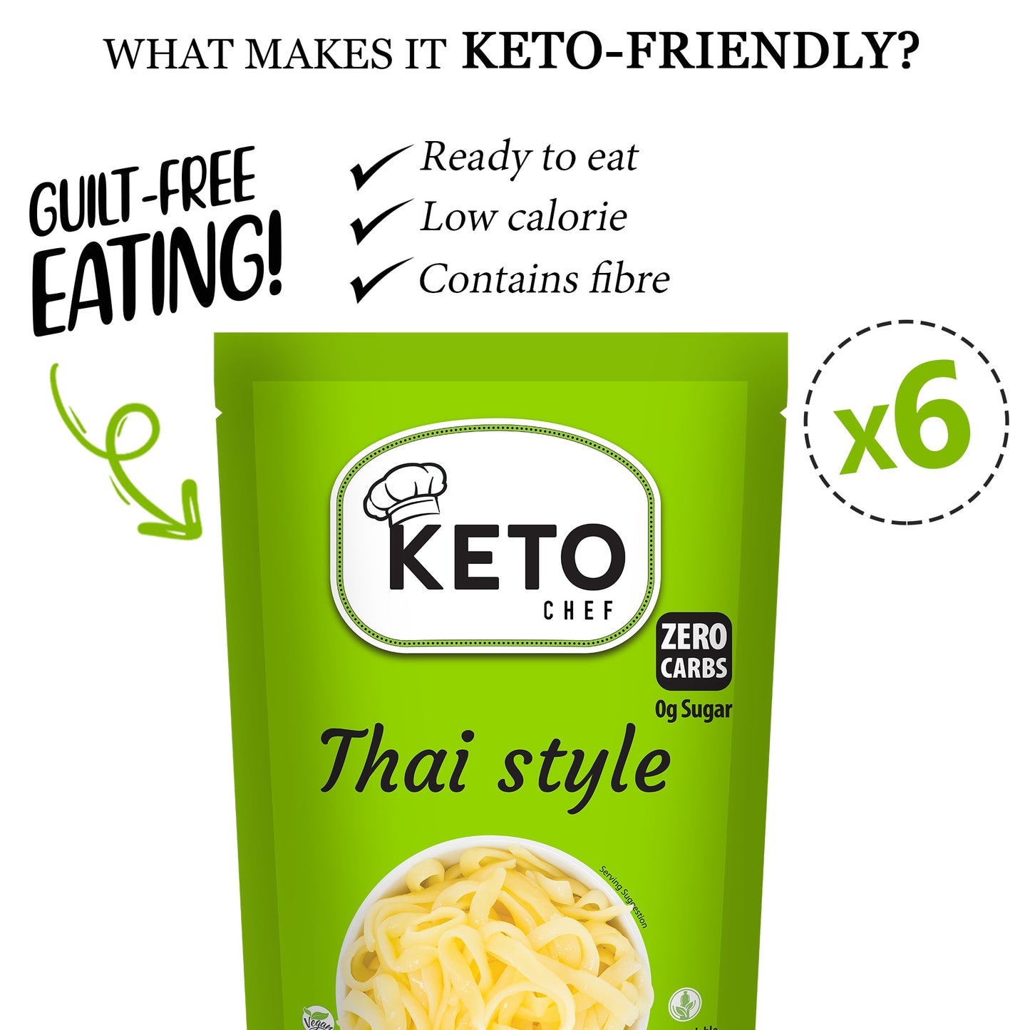 Keto Chef Thai Style Noodles