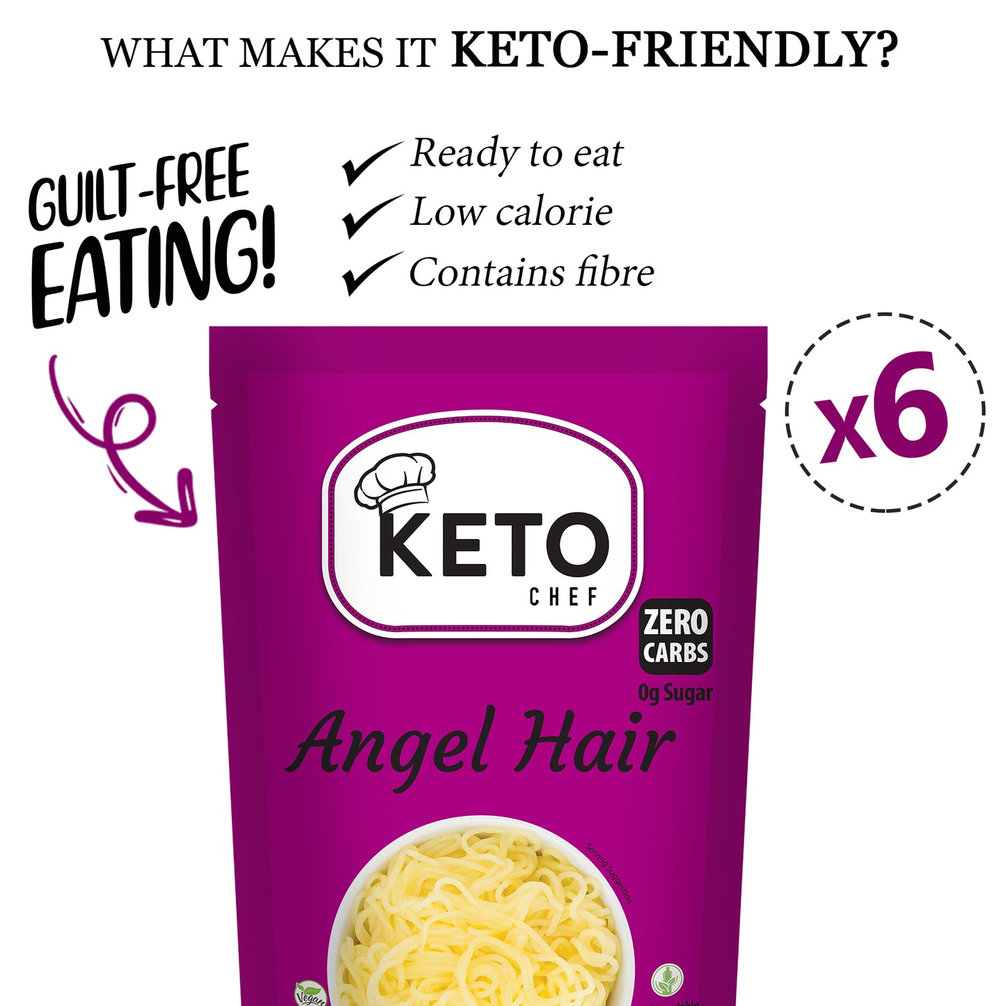 Keto Chef Angel Hair Pasta