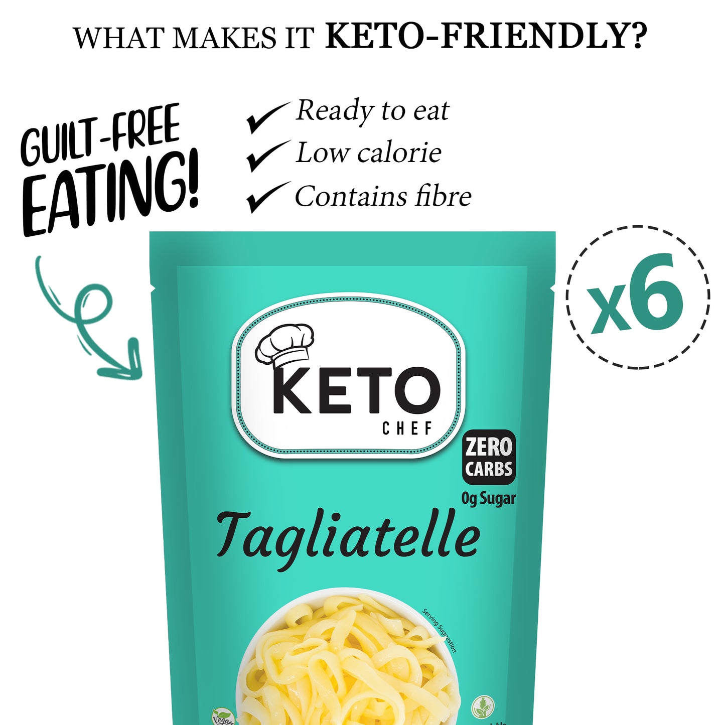 Keto Chef Tagliatelle Pasta