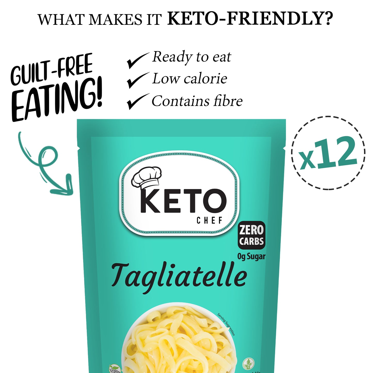 Keto Chef Tagliatelle Pasta