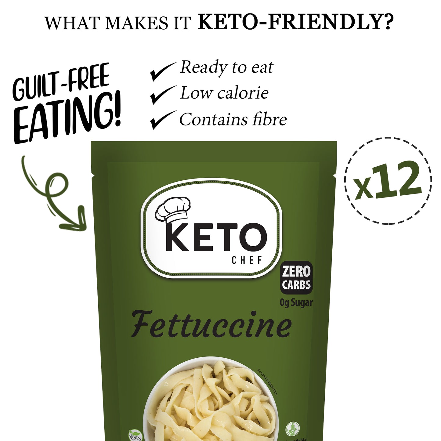 Keto Chef Fettuccine Pasta