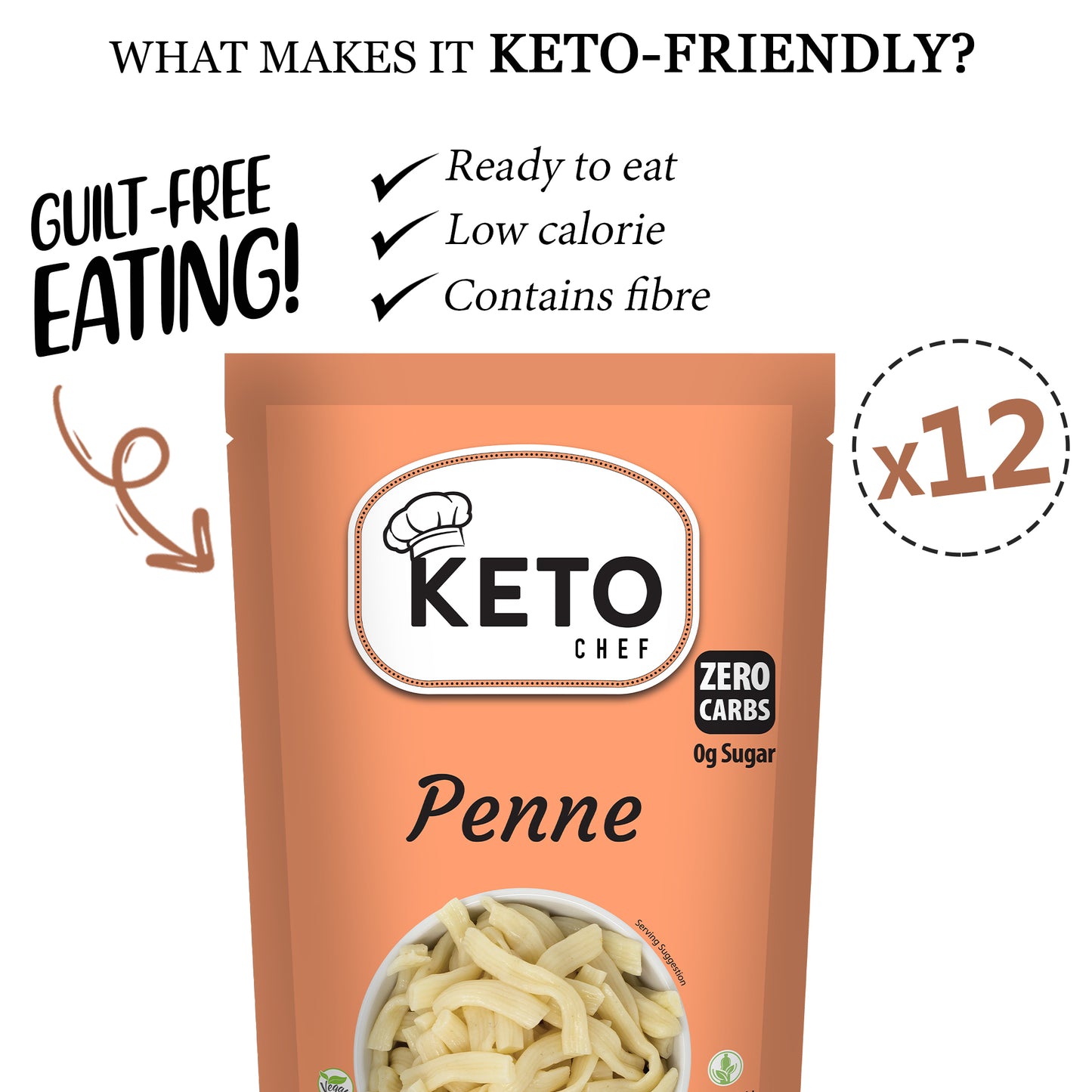 Keto Chef Penne Pasta