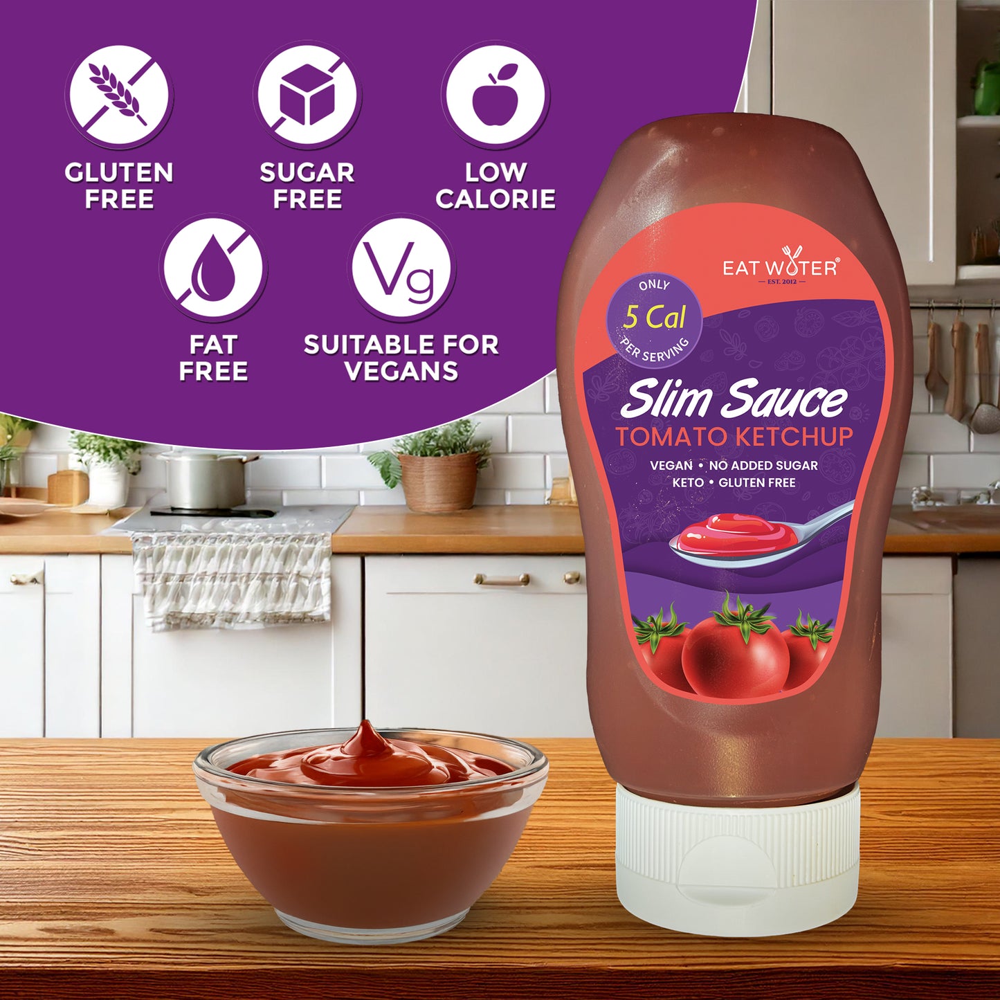 Eat Water Slim Tomato Ketchup