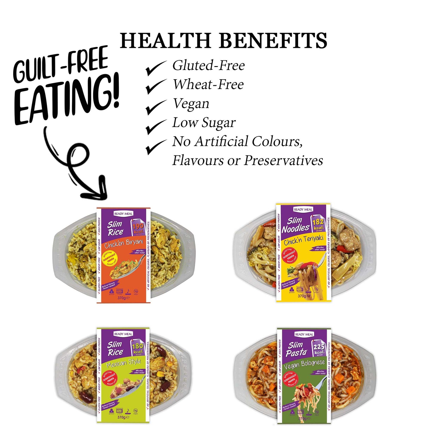 Eat Water Slim Fresh Meals (Multipack, Pack of 4) Combo