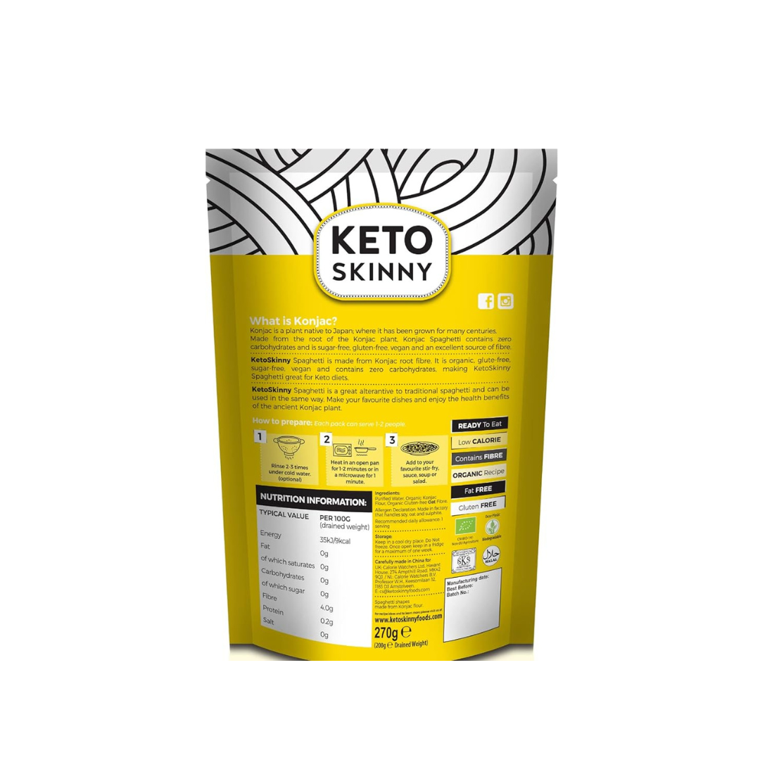 Keto Skinny Spaghetti Pasta