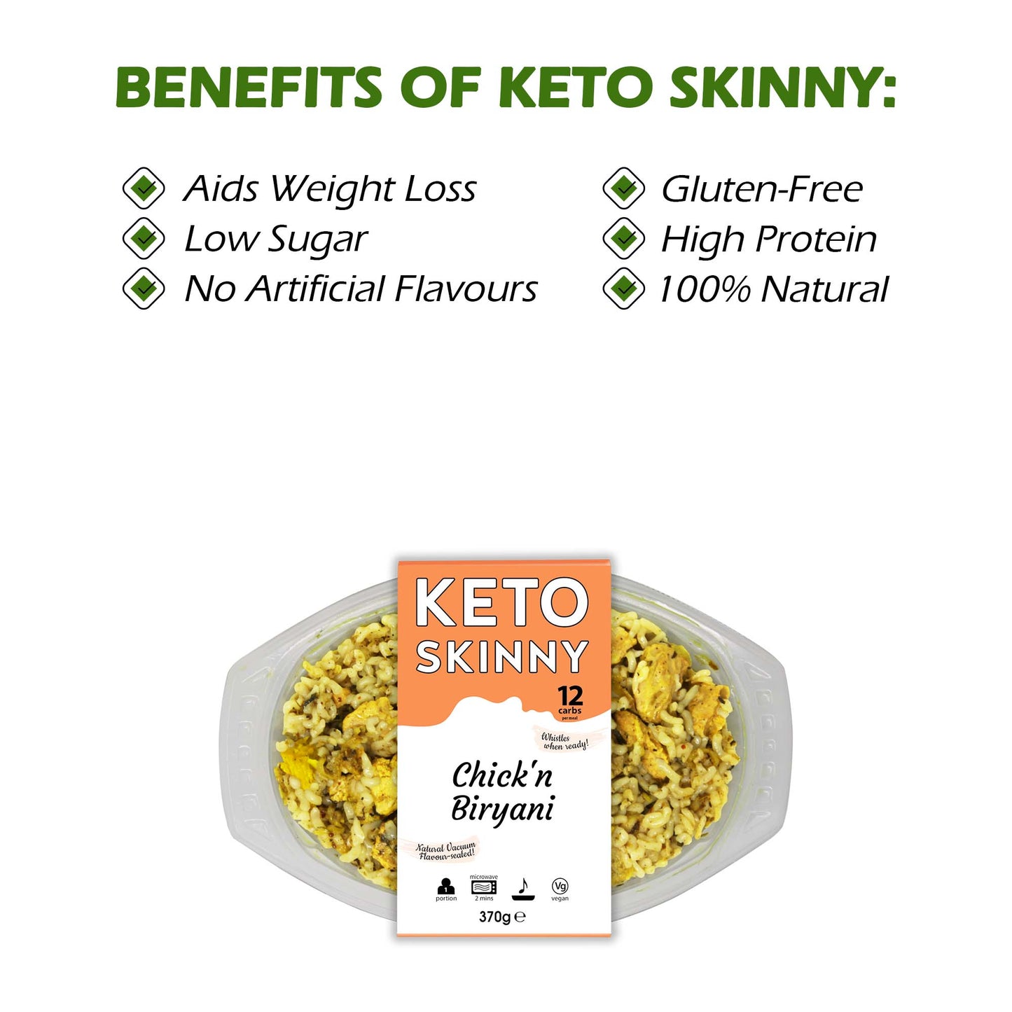 Keto Skinny Chick'n Biryani