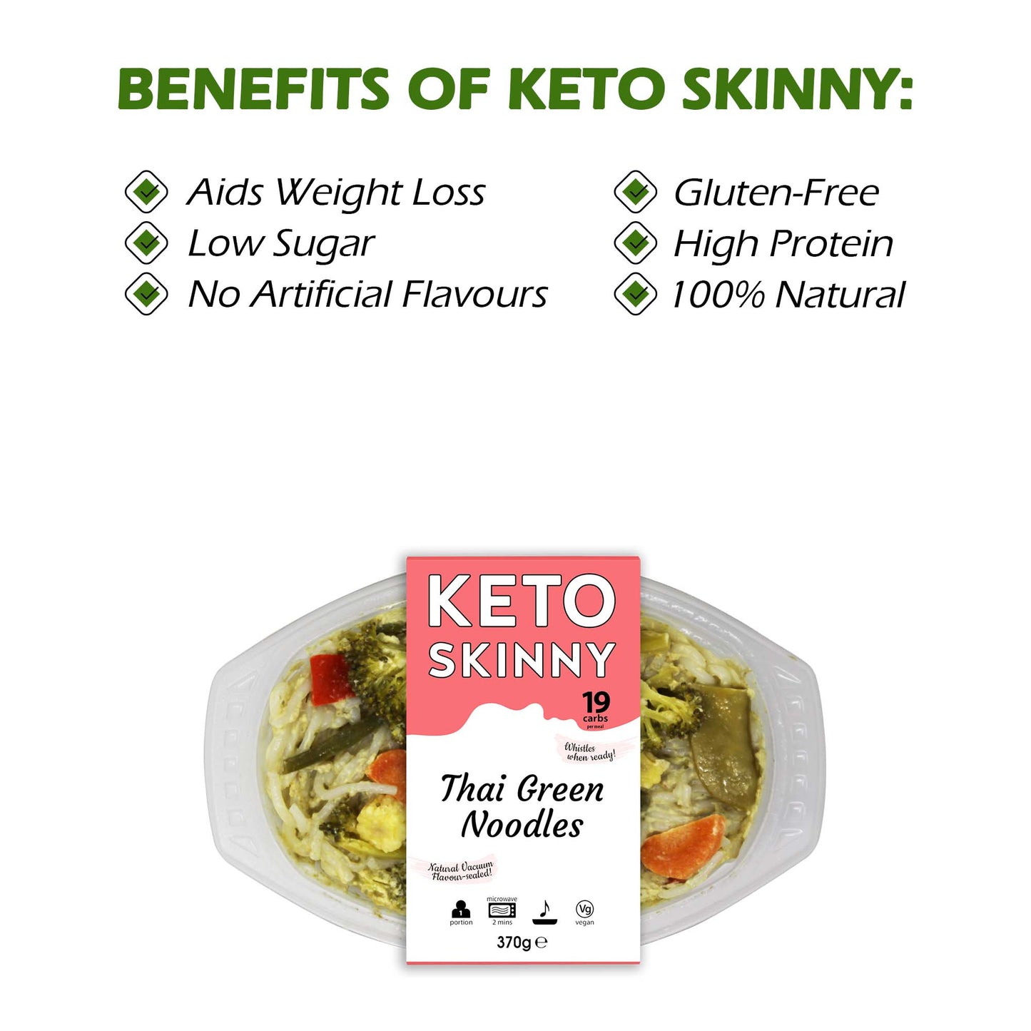 Keto Skinny Thai Green Noodles