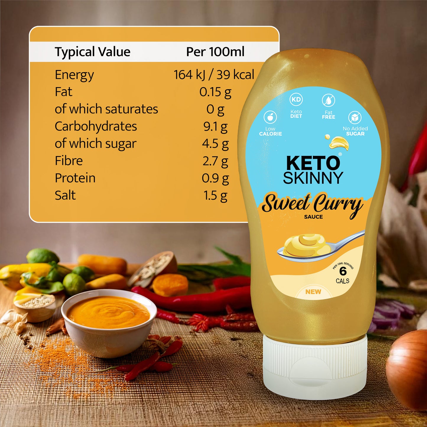 Keto Skinny Sweet Curry Sauce