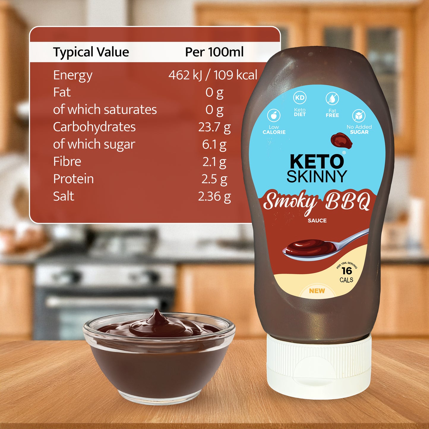 Keto Skinny Smokey BBQ Sauce