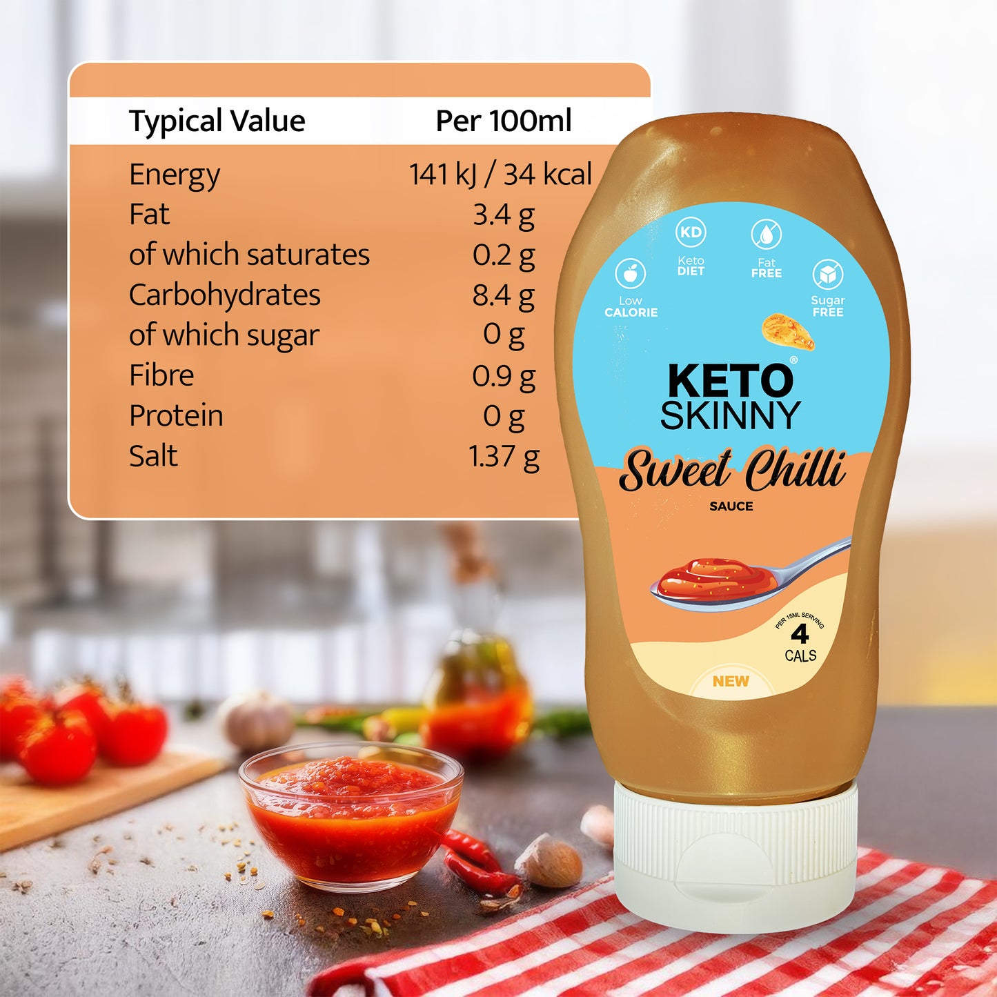 Keto Skinny Sweet Chilli Sauce