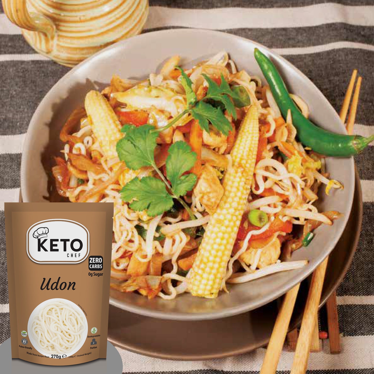Keto Chef Udon Noodles