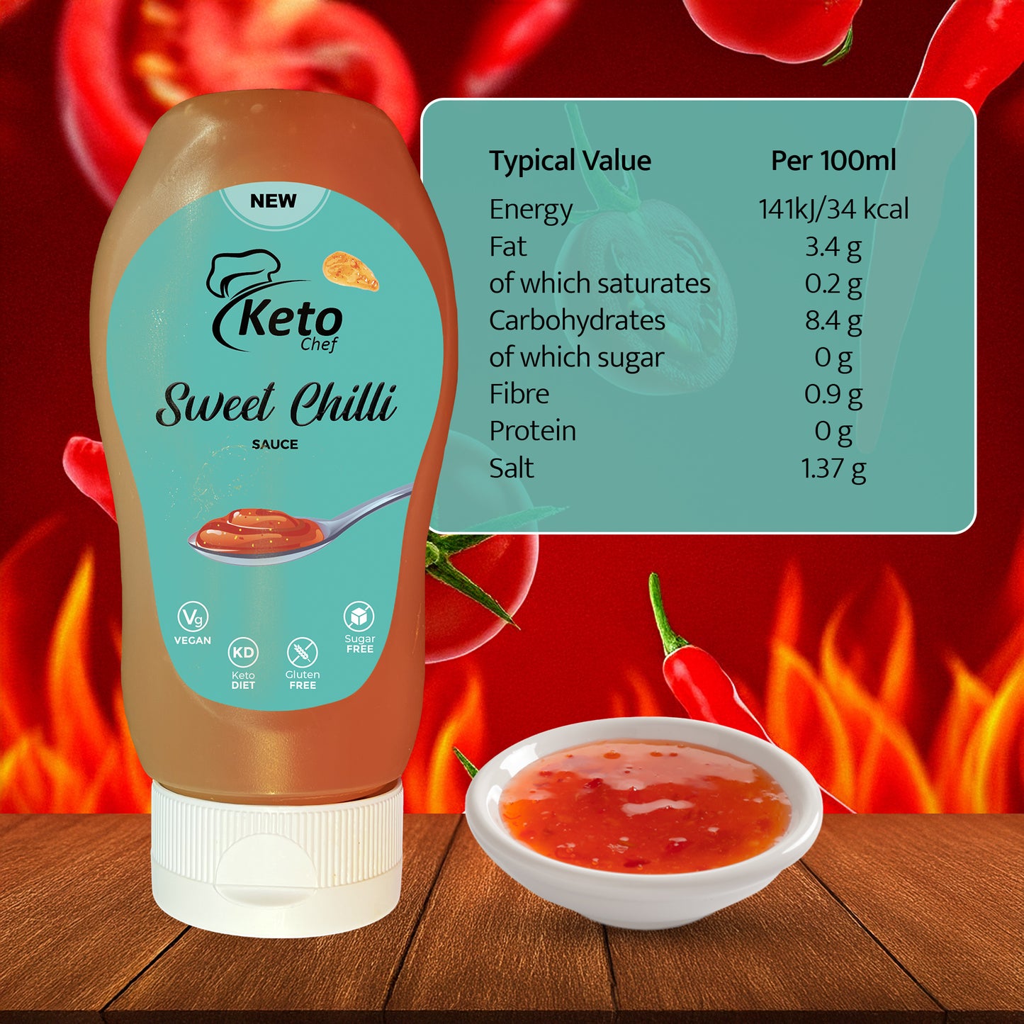 Keto Chef Sweet Chilli Sauce