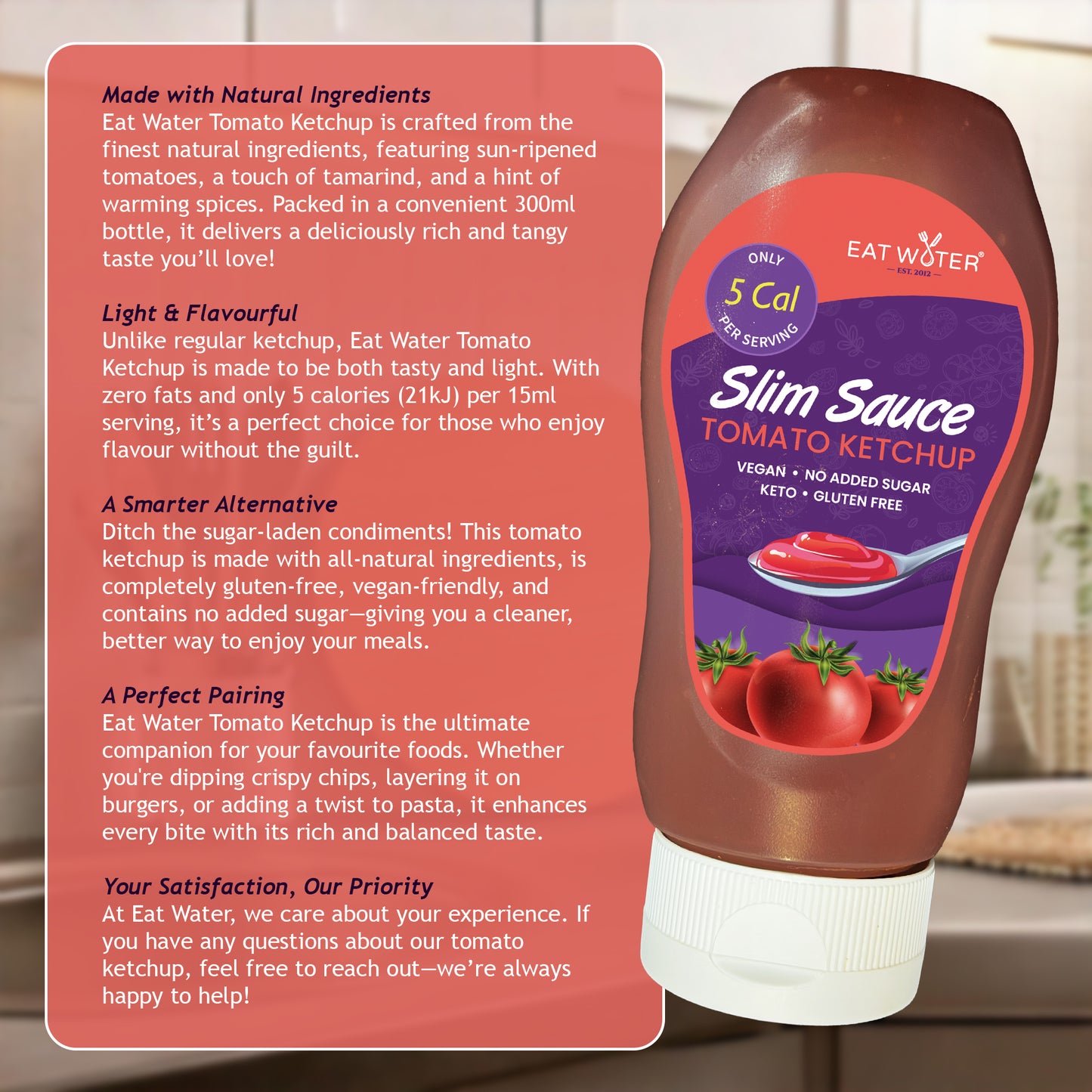 Eat Water Slim Tomato Ketchup