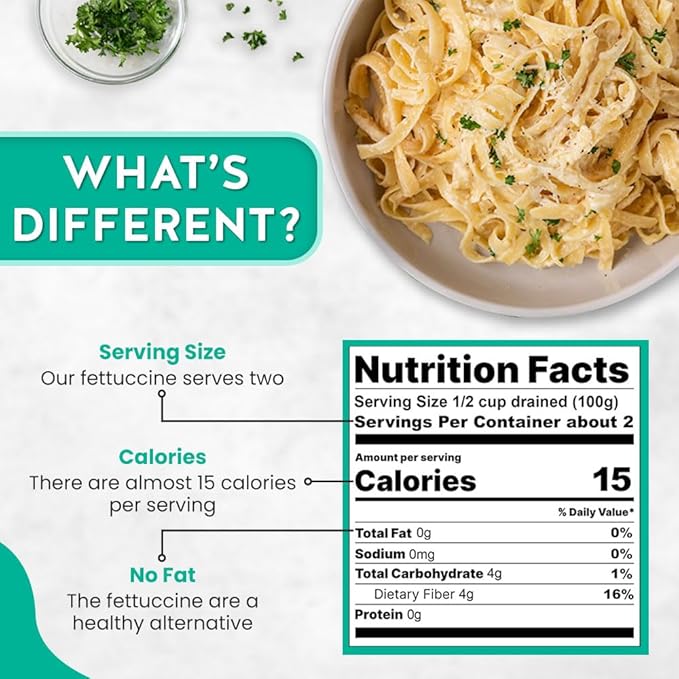 Nashi Shirataki Konjac Fettuccine Pasta