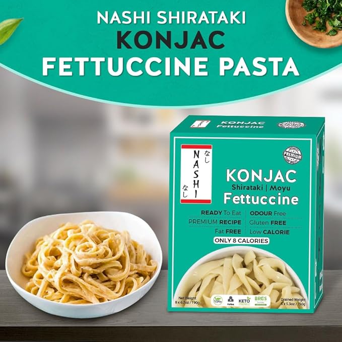 Nashi Shirataki Konjac Fettuccine Pasta