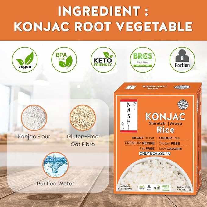 Nashi Shirataki Konjac Moyu Rice