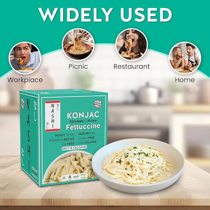 Nashi Shirataki Konjac Fettuccine Pasta