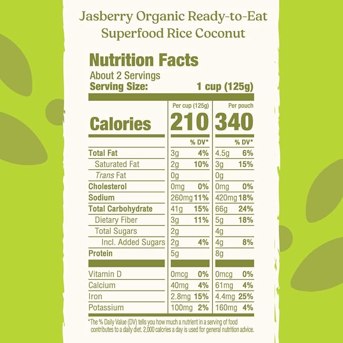 Jasberry Organic Rice - Superfood Rice with High Antioxidants, Ready to Eat or Heat, 100% Jasberry Rice, Non-GMO, Gluten-Free, USDA Certified Organic, Vegan (Pack of 6, Mix Pack)