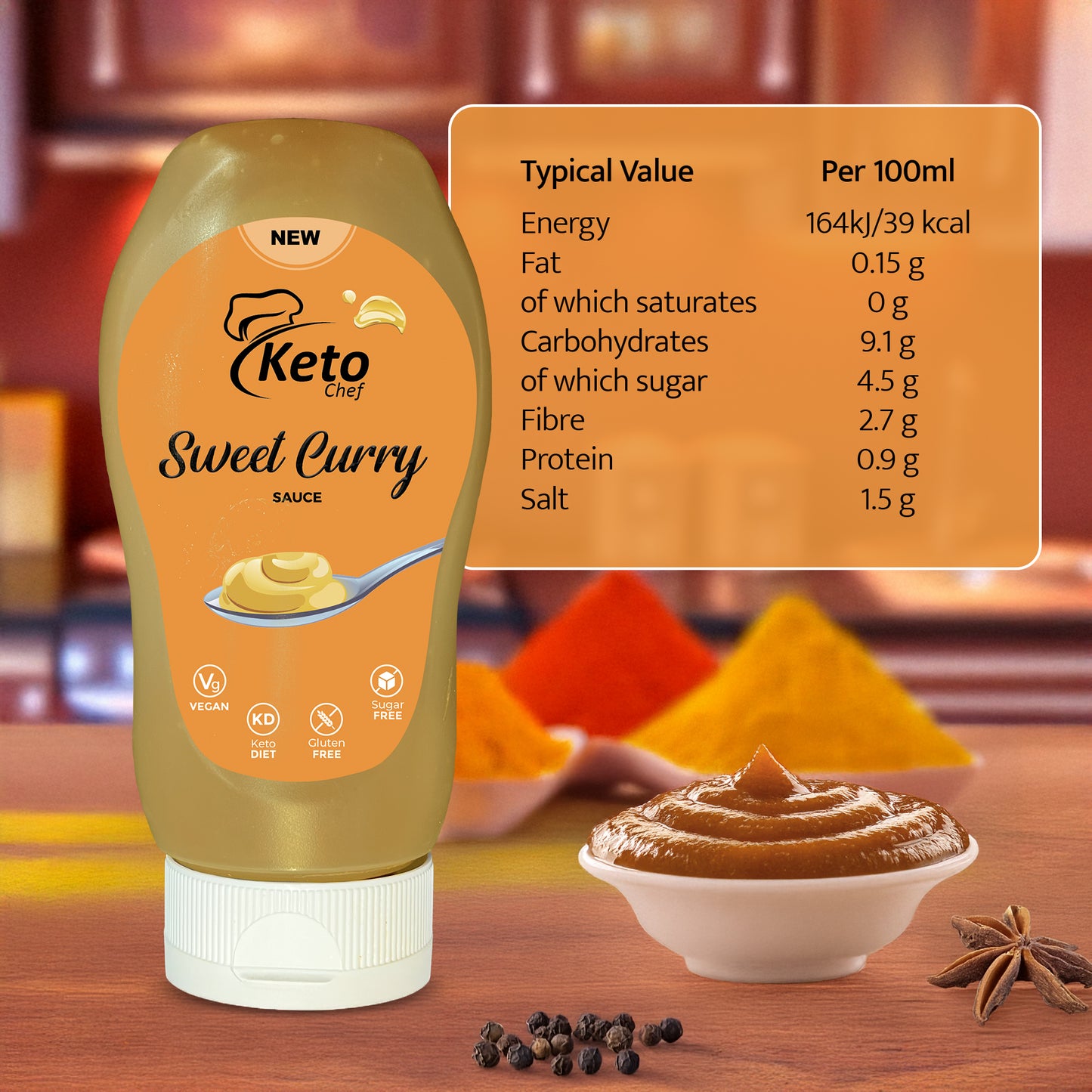 Keto Chef Sweet Curry Sauce