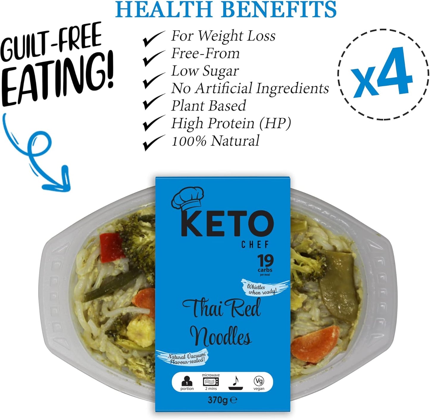 Keto Chef Thai Red Curry Noodles
