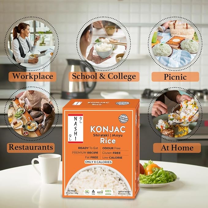 Nashi Shirataki Konjac Moyu Rice