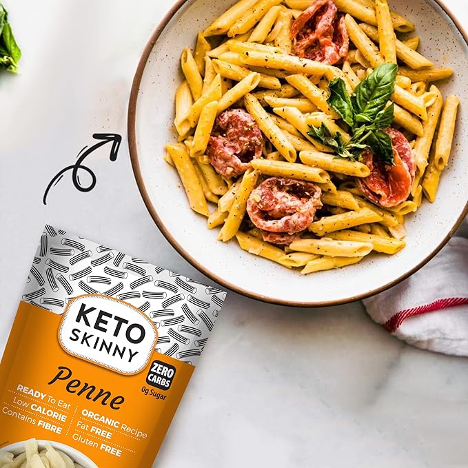 Keto Skinny Penne Pasta