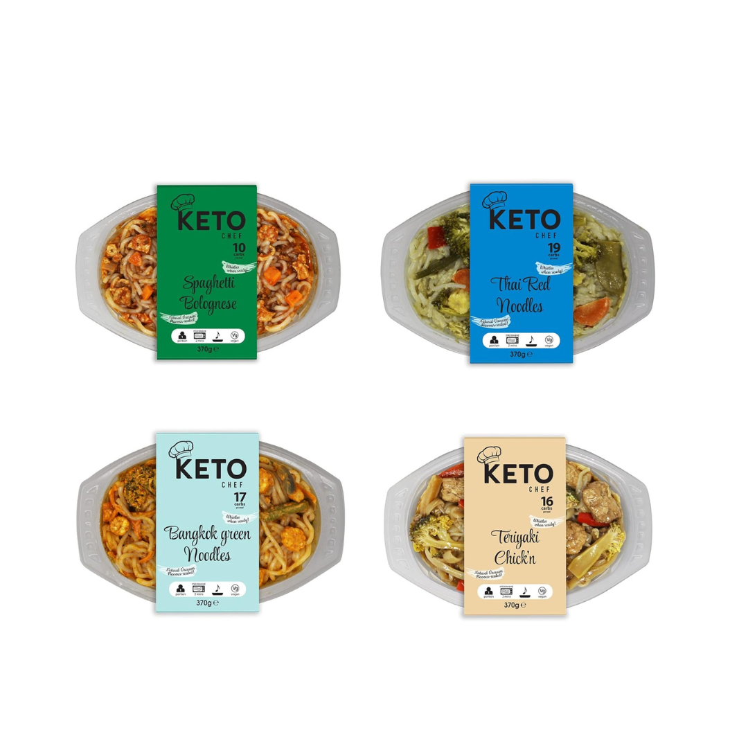 Keto Chef Instant Curry Noodle Meals Combo