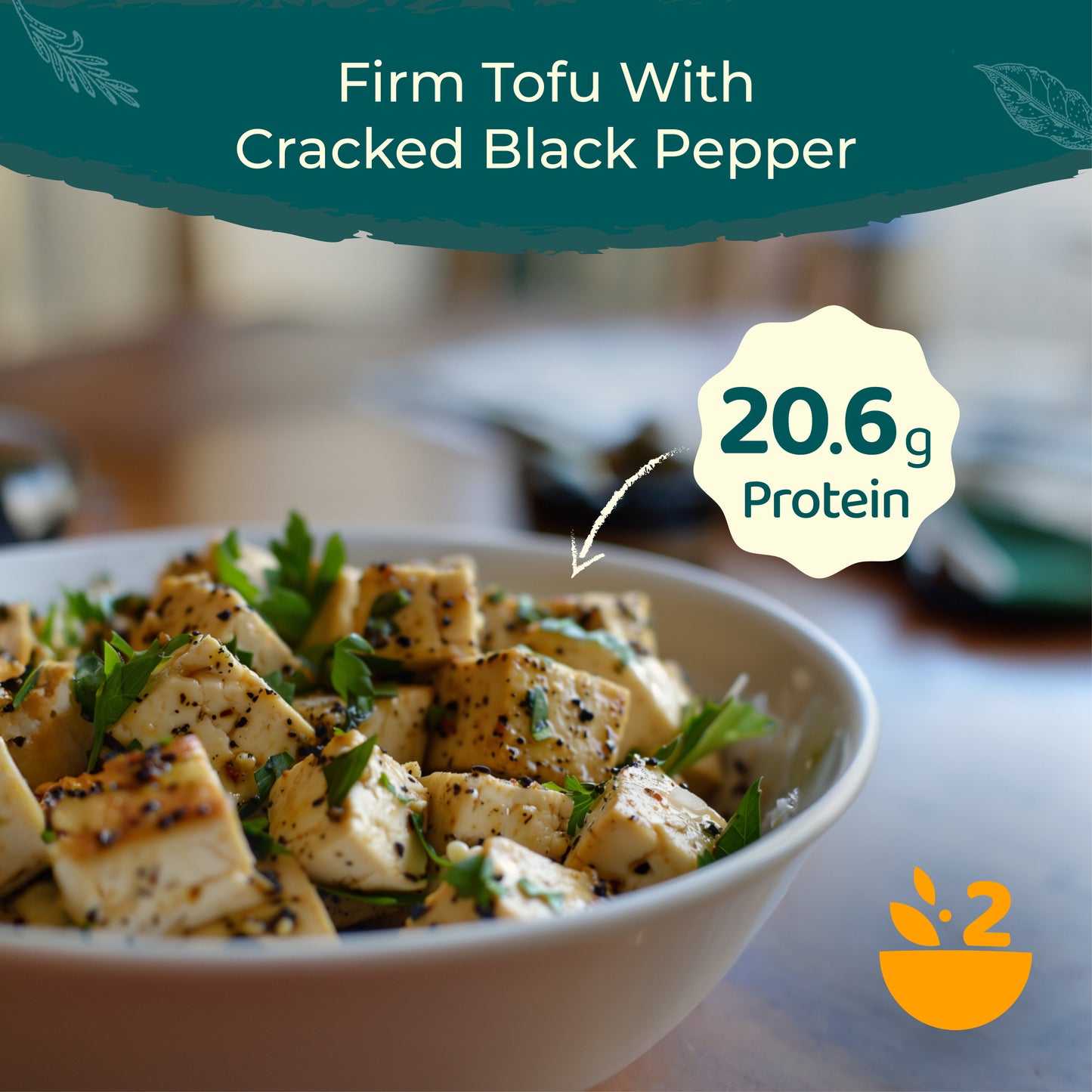 'iTz noT Just' Tofu - Black Pepper