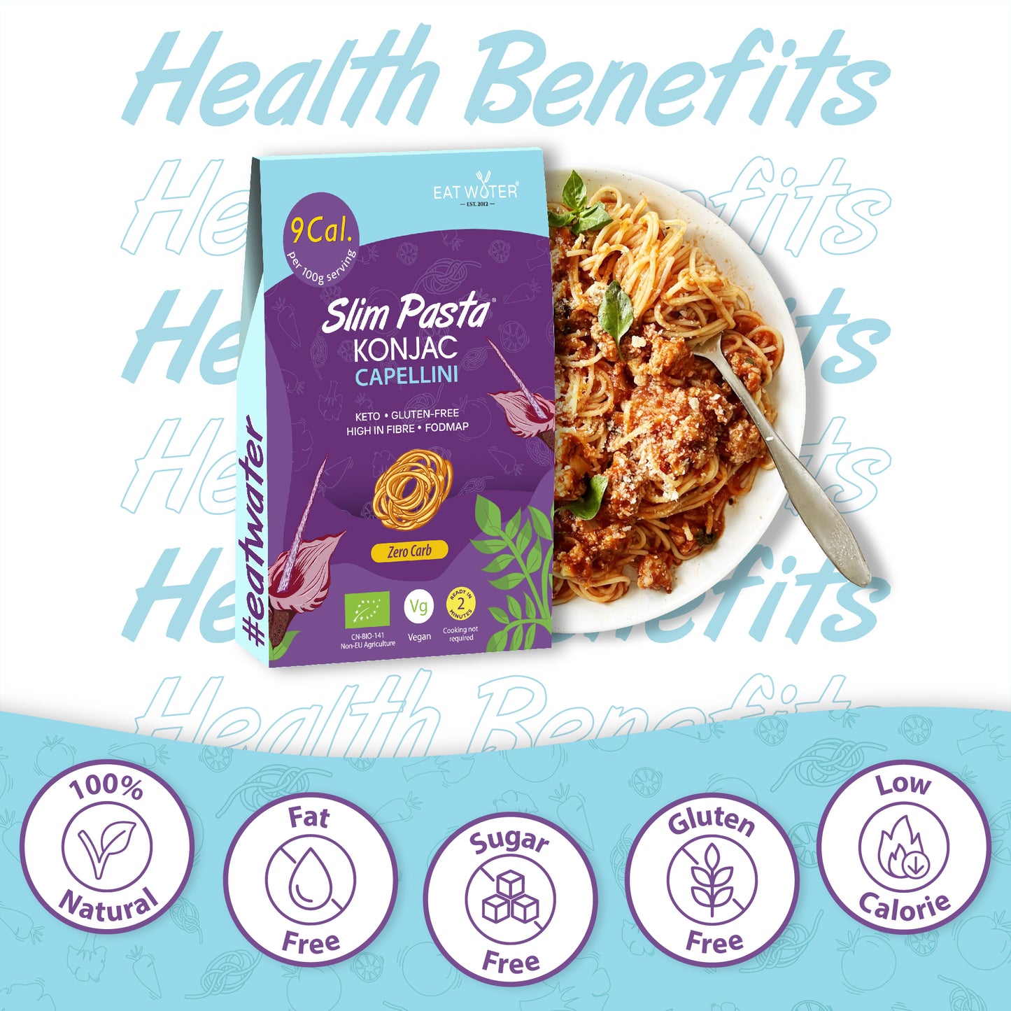 Eat Water Slim Organic Capellini