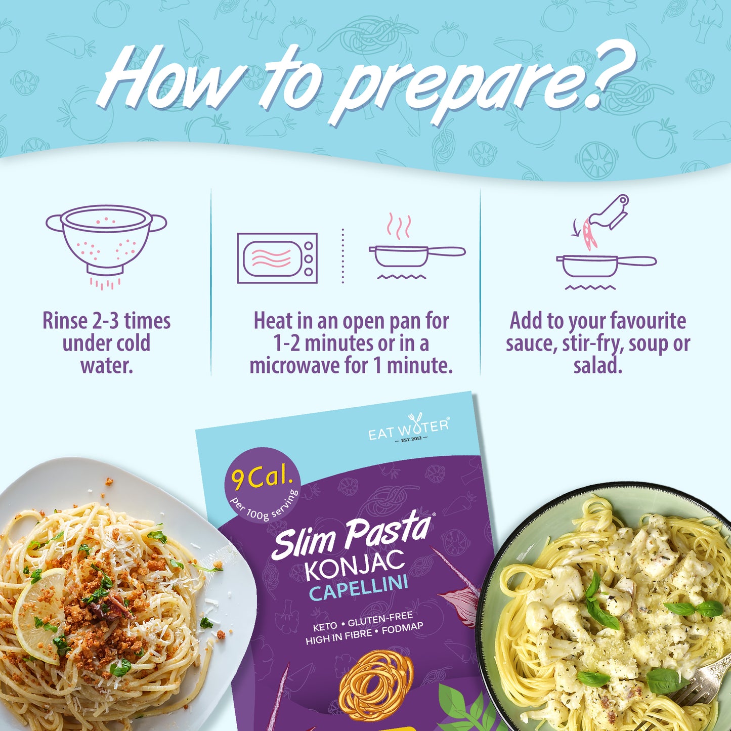 Eat Water Slim Organic Capellini