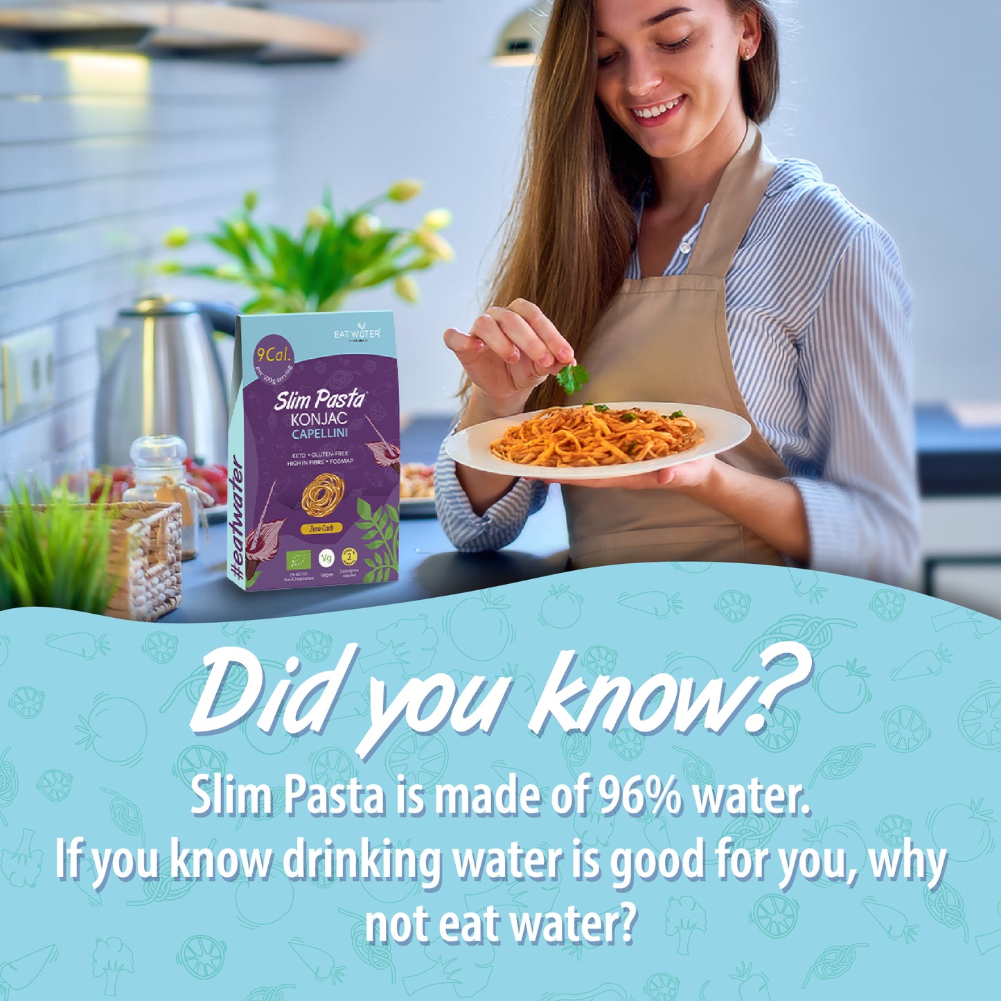 Eat Water Slim Organic Capellini