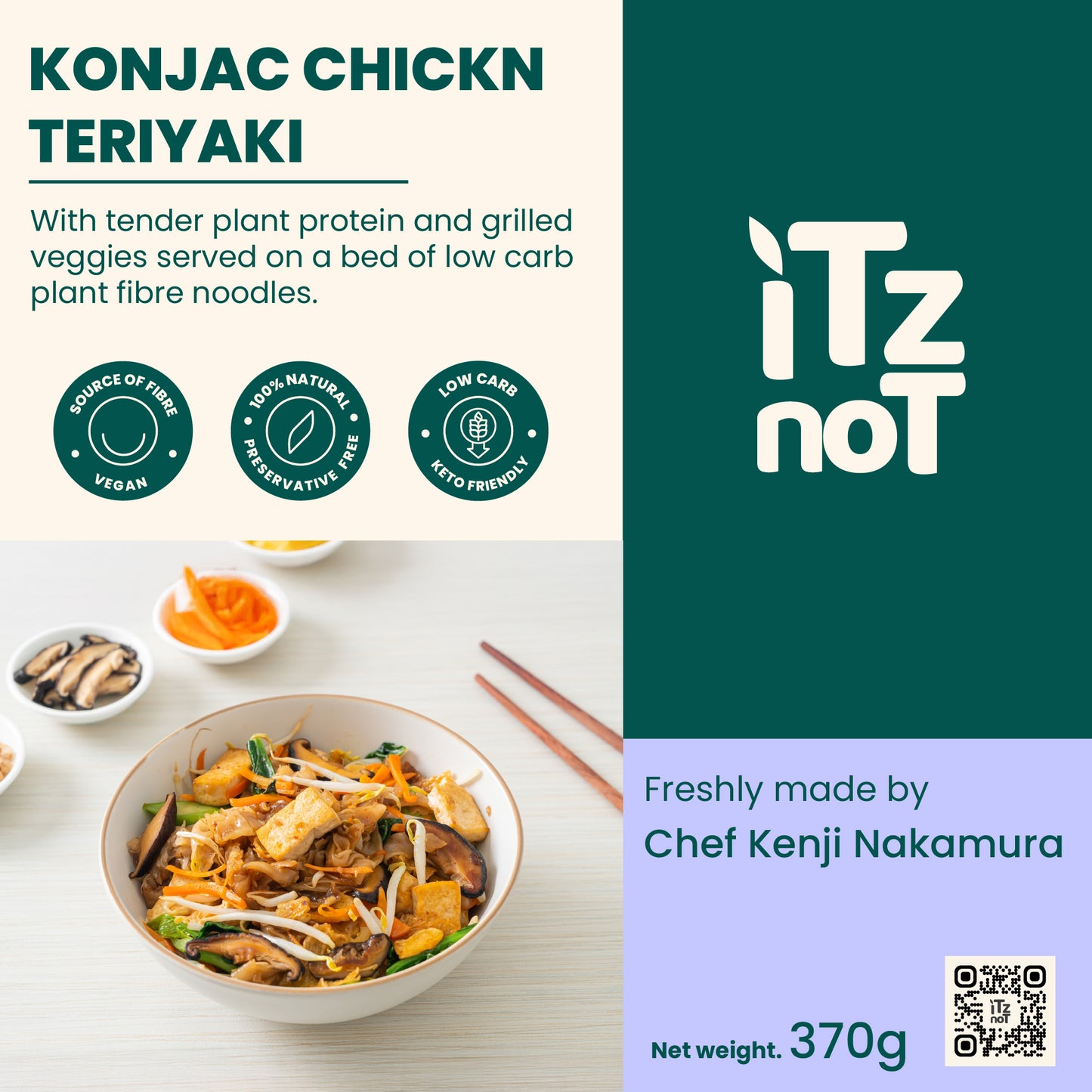 iTz noT Konjac Chick'n Teriyaki