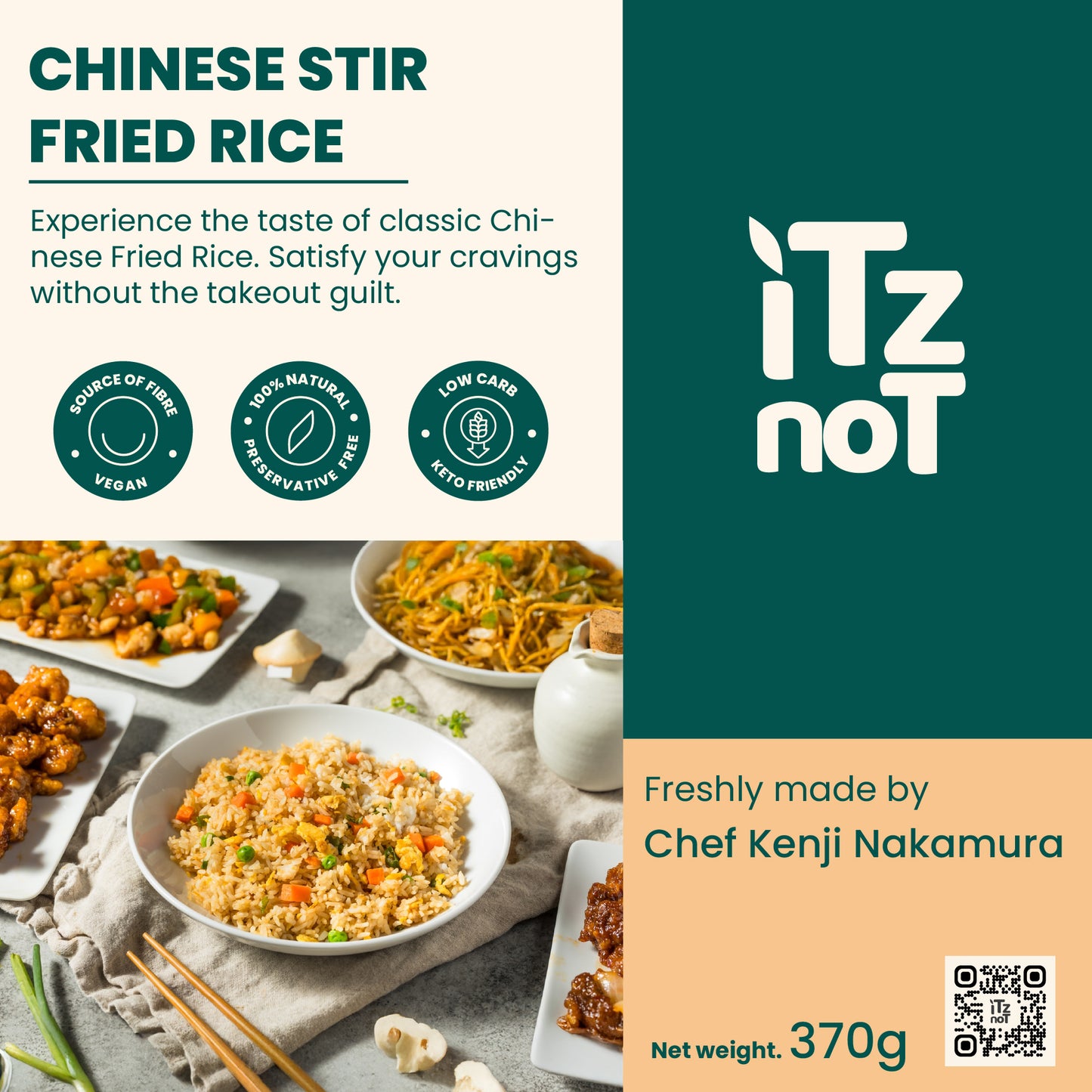 iTz noT Konjac Chinese Stir Fried Rice