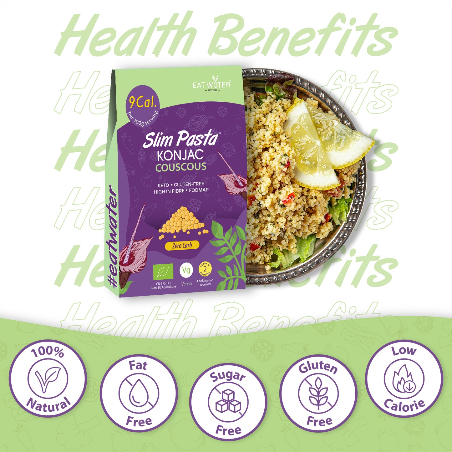 Eat Water Slim Organic Couscous