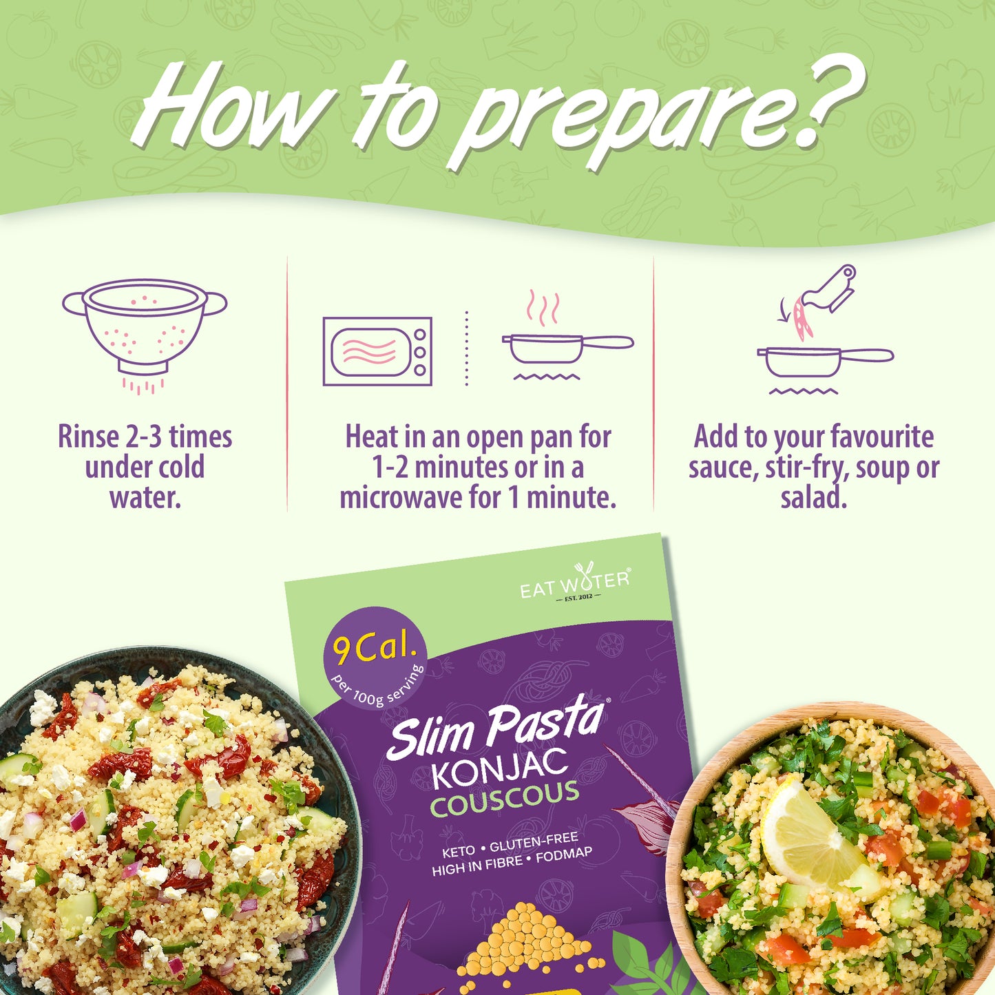 Eat Water Slim Organic Couscous