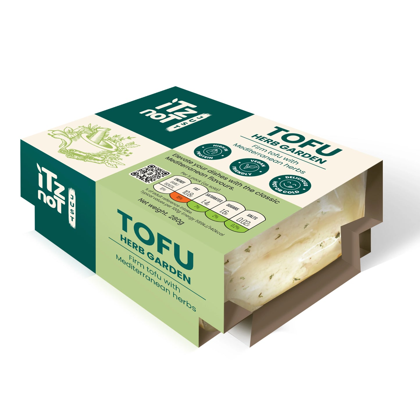 'iTz noT Just' Tofu - Mediterranean Herbs