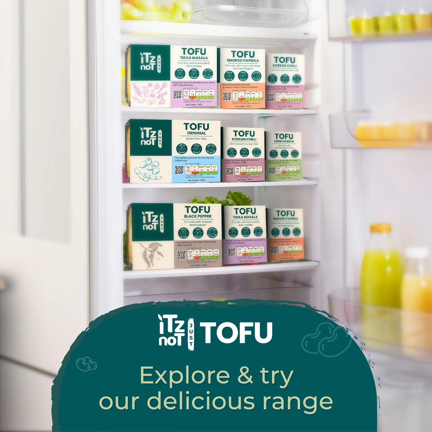 'iTz noT Just' Tofu - Mediterranean Herbs