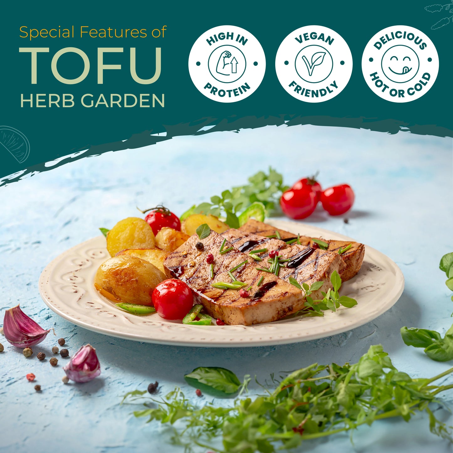 'iTz noT Just' Tofu - Mediterranean Herbs