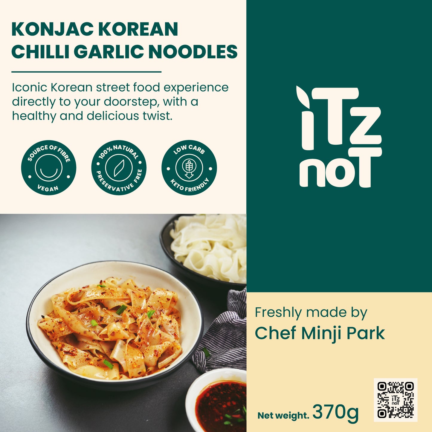 iTz noT Konjac Korean Chilli Garlic Noodles