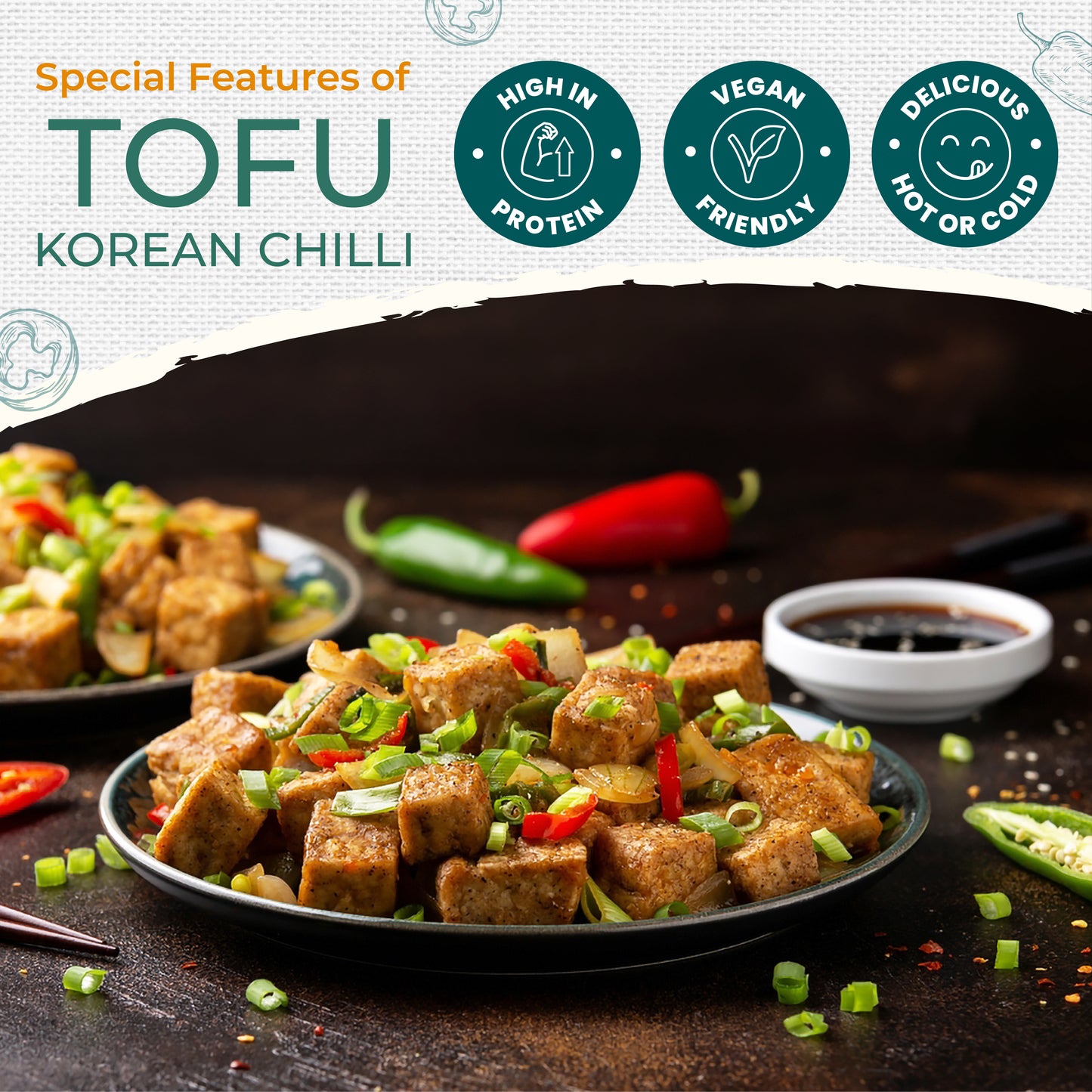 'iTz noT Just' Tofu - Korean Chilli
