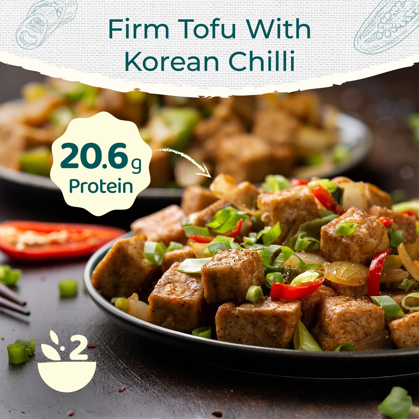 'iTz noT Just' Tofu - Korean Chilli