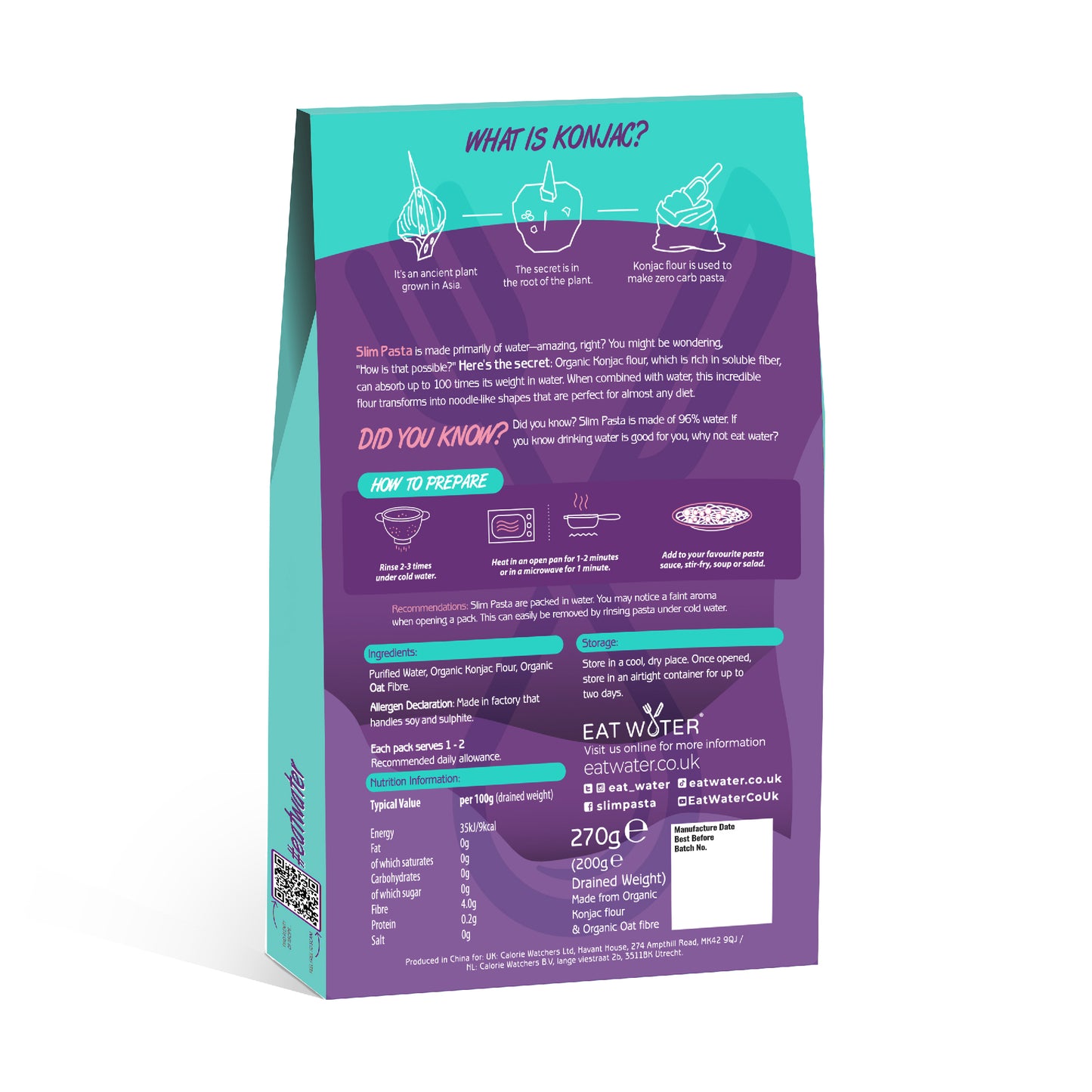 Eat Water Slim Organic Orzo