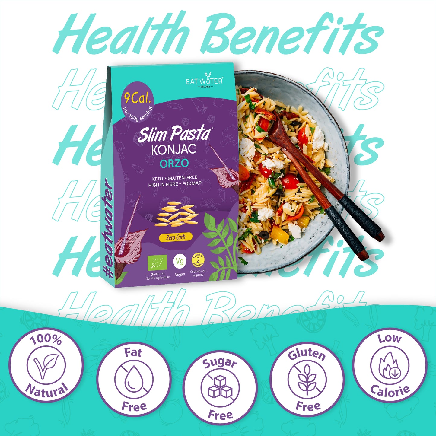 Eat Water Slim Organic Orzo