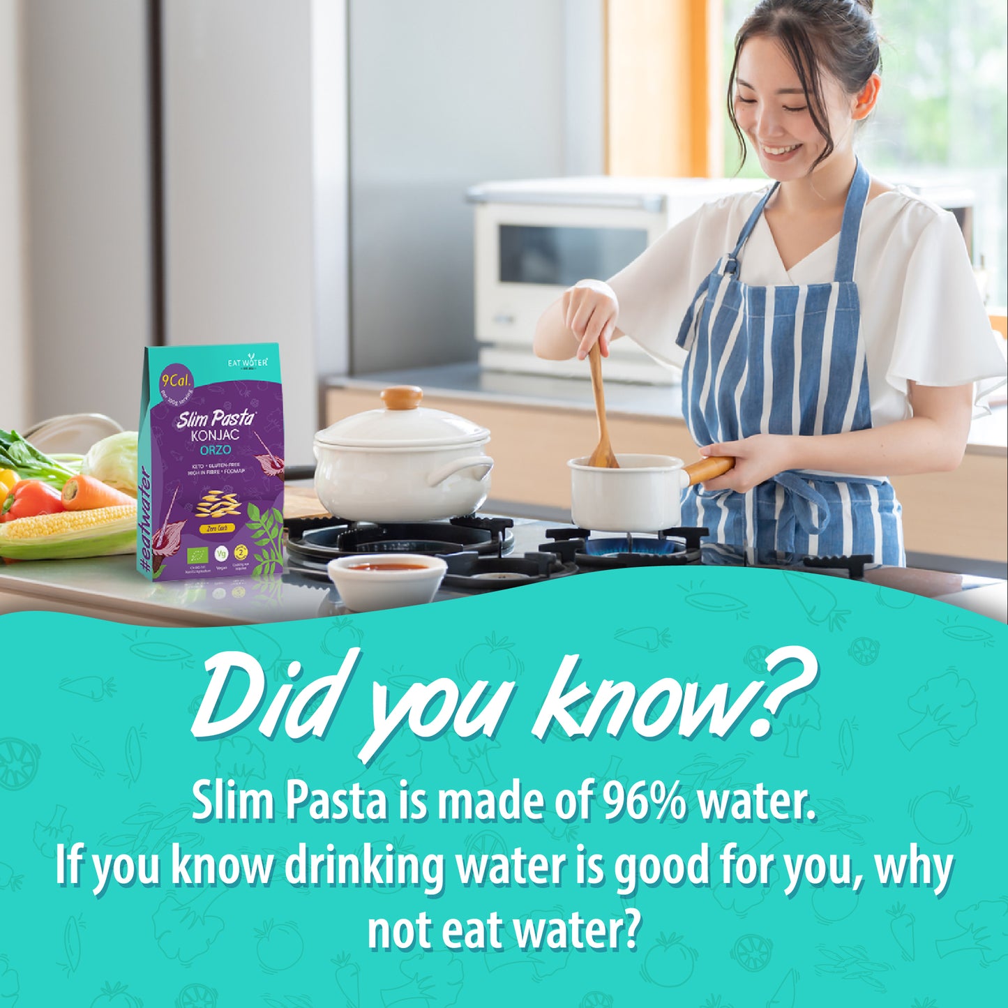 Eat Water Slim Organic Orzo