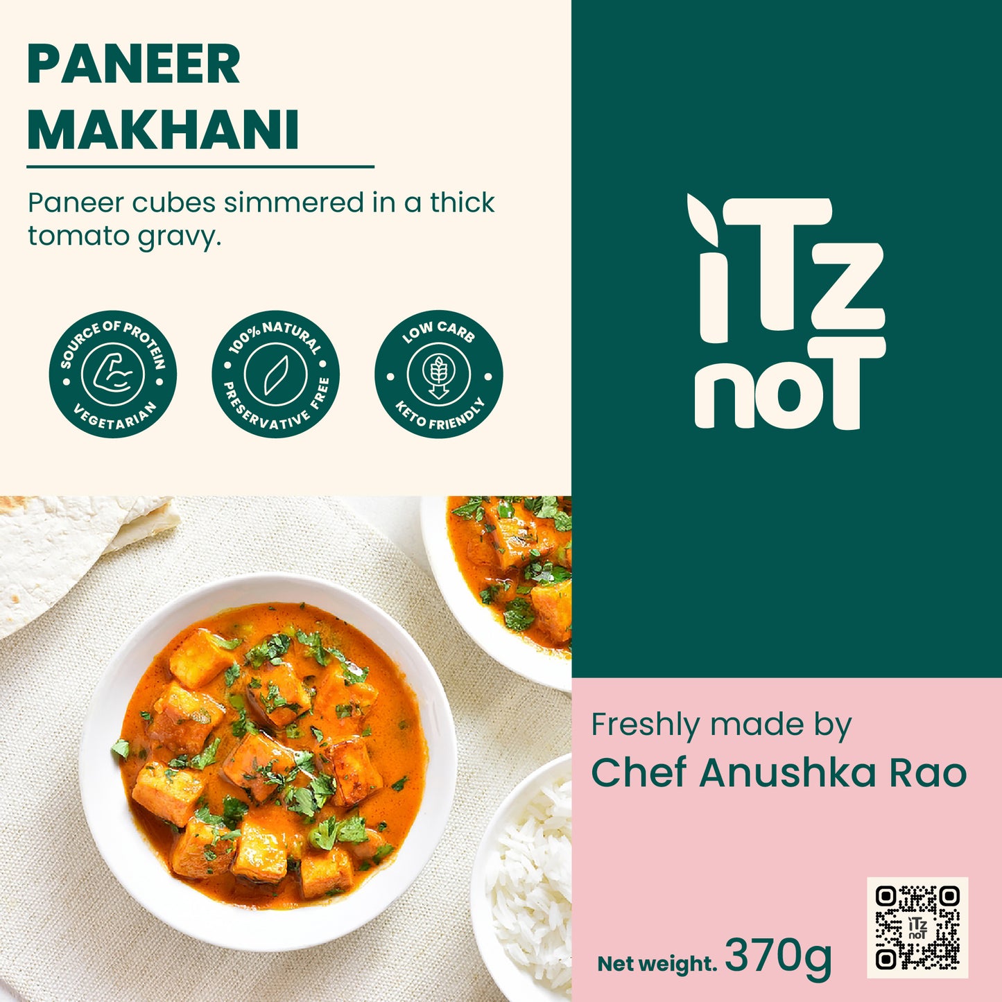 iTz noT Paneer Makhani